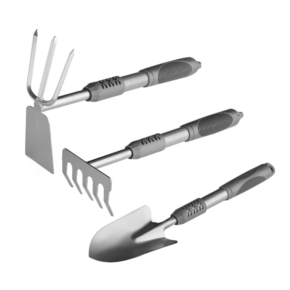 1Set Practical Gardening Shovel Kit Durable PVC Steel Handle Soil Digging Transplanting Weeding Tools Gift Garden Shovel