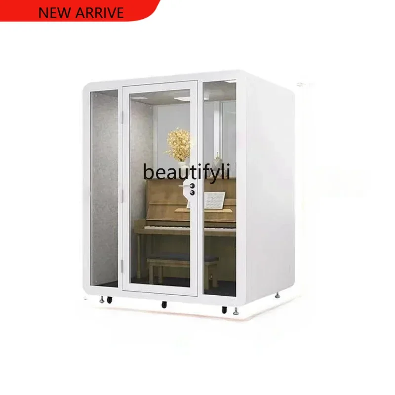 

X new Soundproof Room Indoor Mute Cabin Training Room Conference Room Telephone Booth Movable Removable
