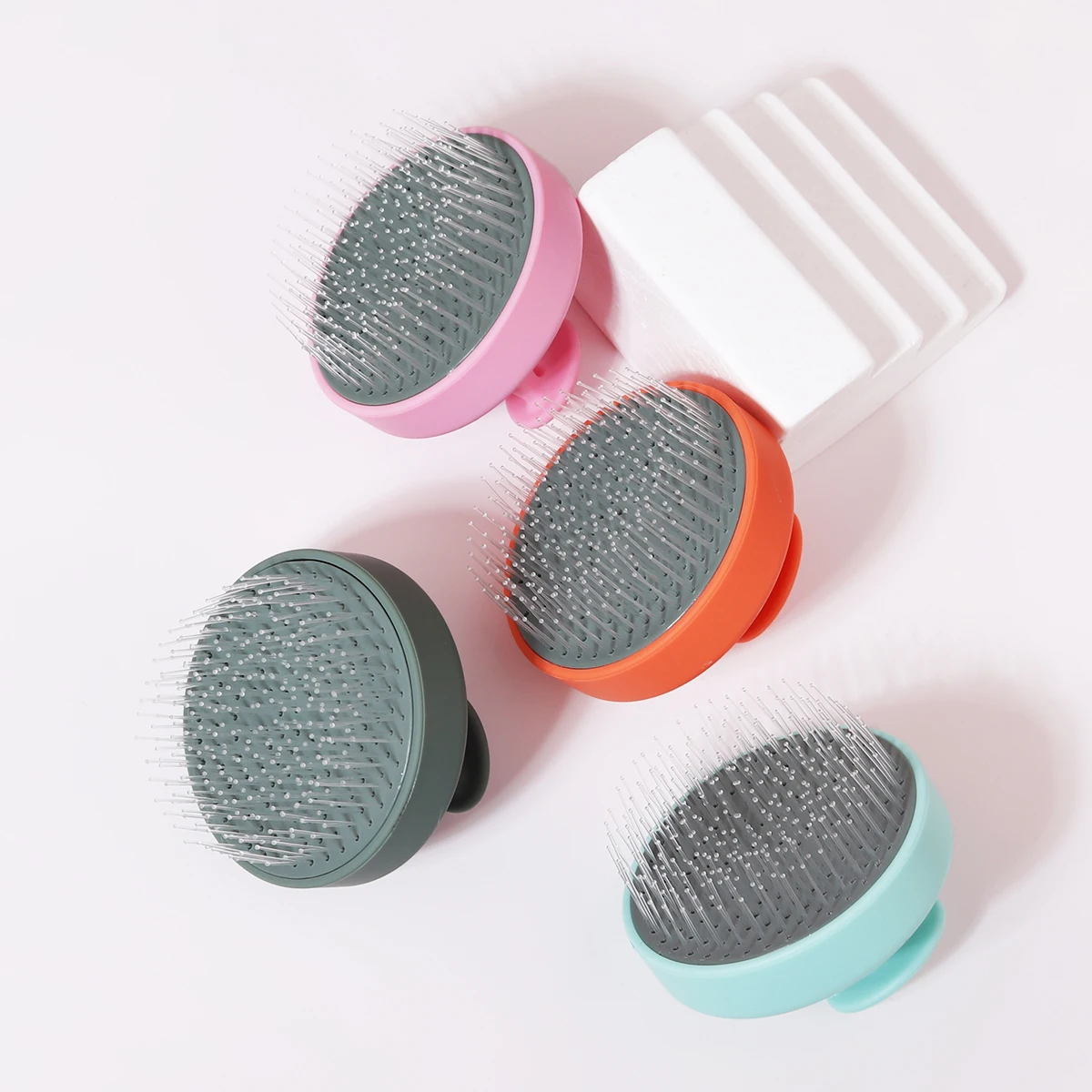 

1 piece hair water scalp massager comb anti dandruff slip bath massage brush shower cleaning tool Special for real hair wigs