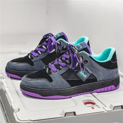 Purple Men's Sneakers Trend Brand Men Casual Shoes Comfortable Running Sports Shoes for Men Trendy Designer Sneakers Autumn 2023