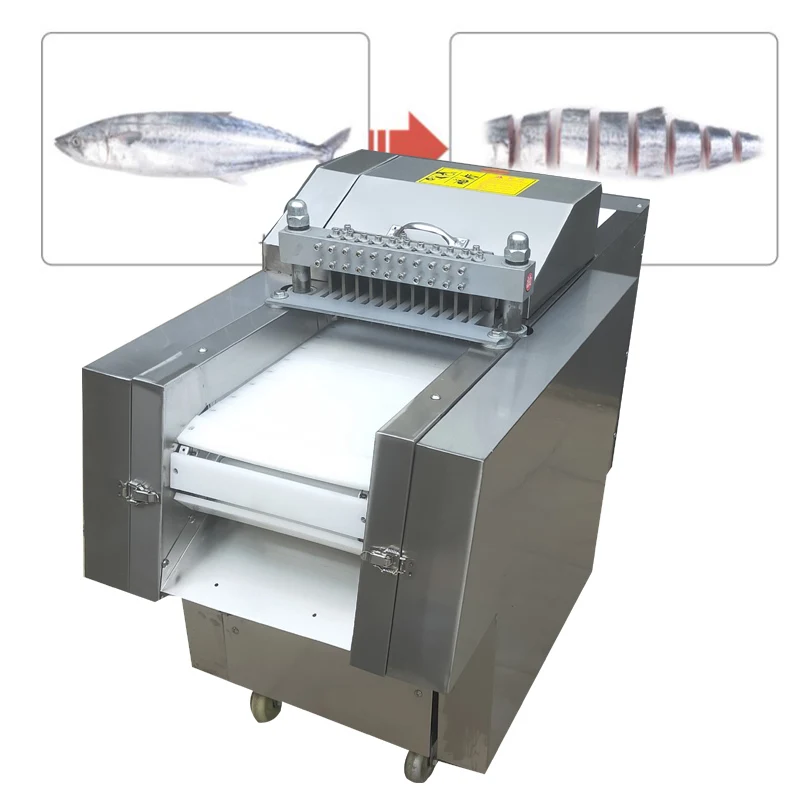 

Commercial Bone Cutter Machine For Ribs Pork Knuckles Beef Bone Cut into Blocks Sizes Can Be Customized Meat Cutter