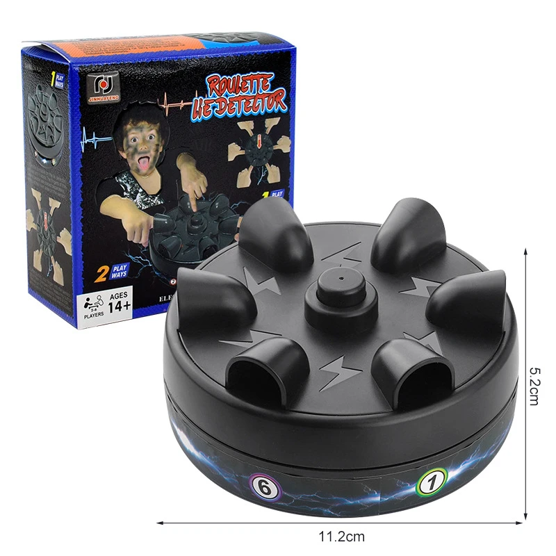 3/6 Fingers Finger Lie Detector Safety Multiplayers Stress Relief Trick Toy Stress Relieving Creative Lie Detector Roulette Game