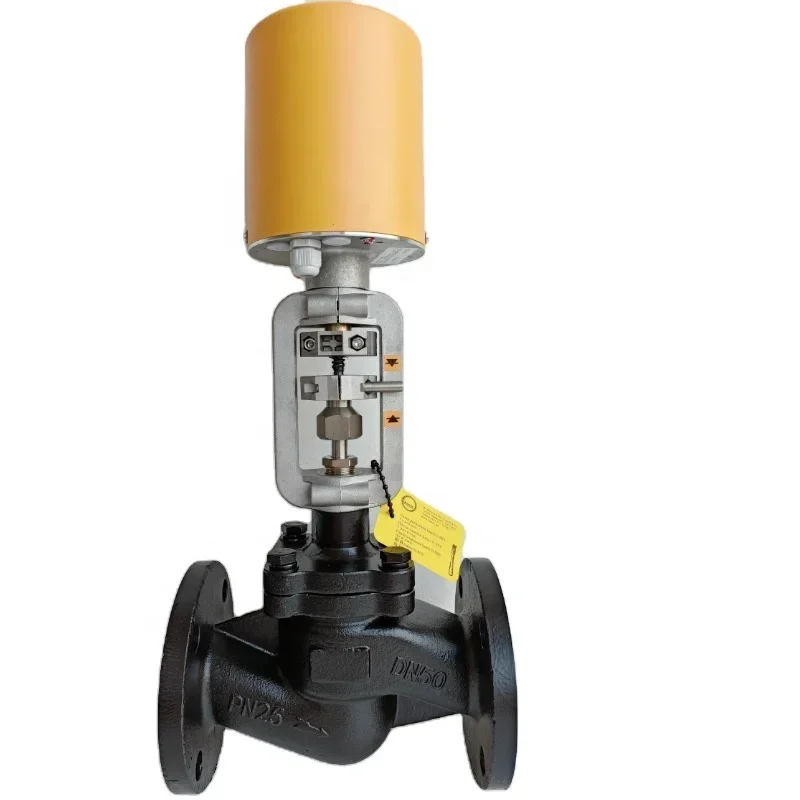 DKV Electric Control Valve 2-Way Hot Oil Valve 220V 50/60Hz Steam Regulating Valve