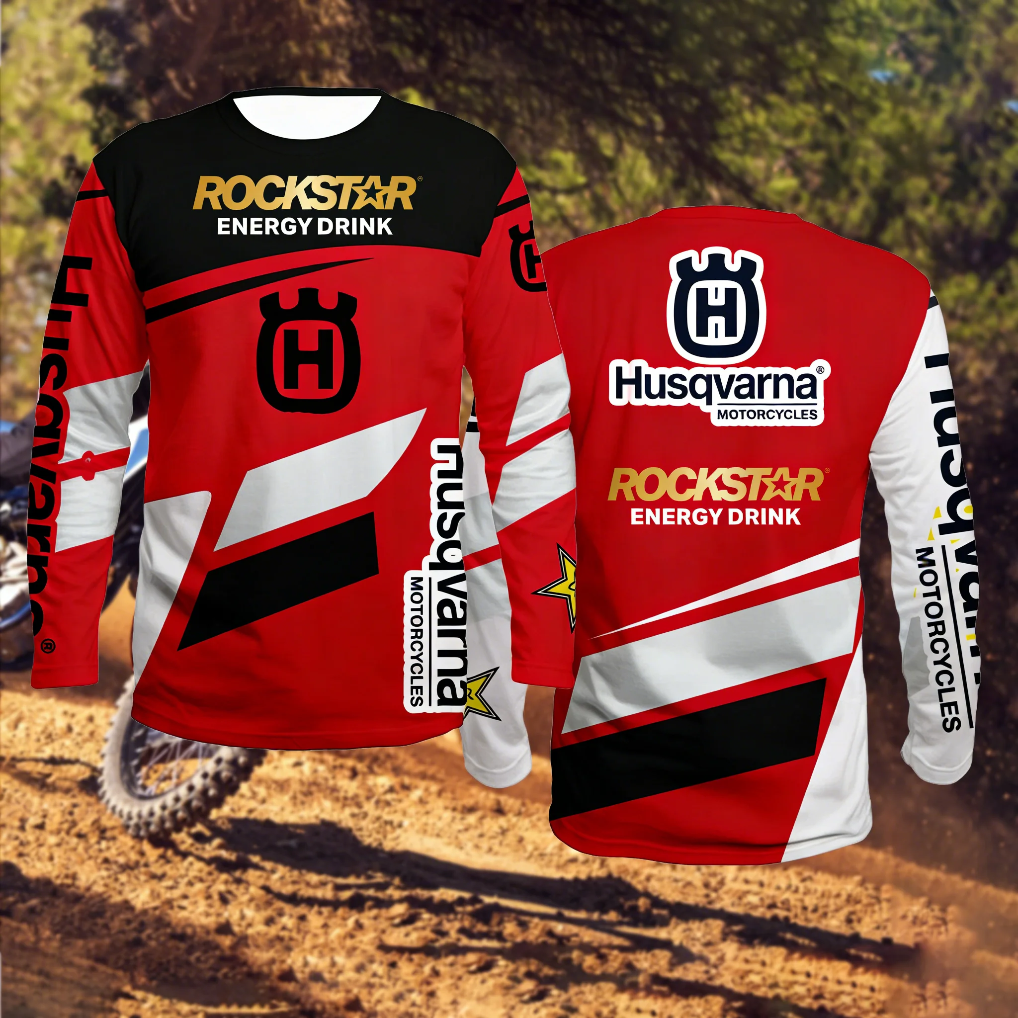 

2026 Husqvarna Quick-Dry Long Sleeve Riding T-Shirt, Breathable Design for Motorcycle Adventure and Off-Road Enthusiasts