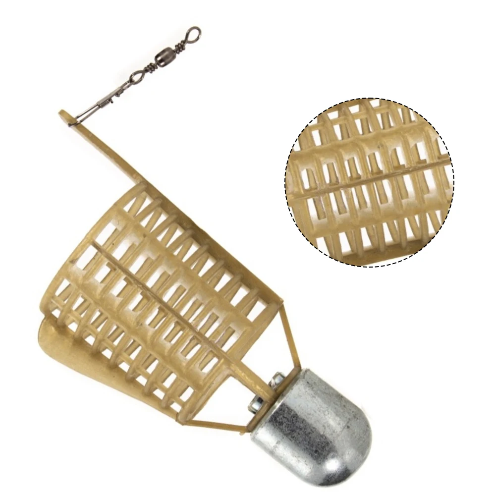 25g 35g 45g 55g Angelköder-Futterkorb, leichter Angelkorb, Bass-Angelzubehör, effektiv für Süßwasserangeln