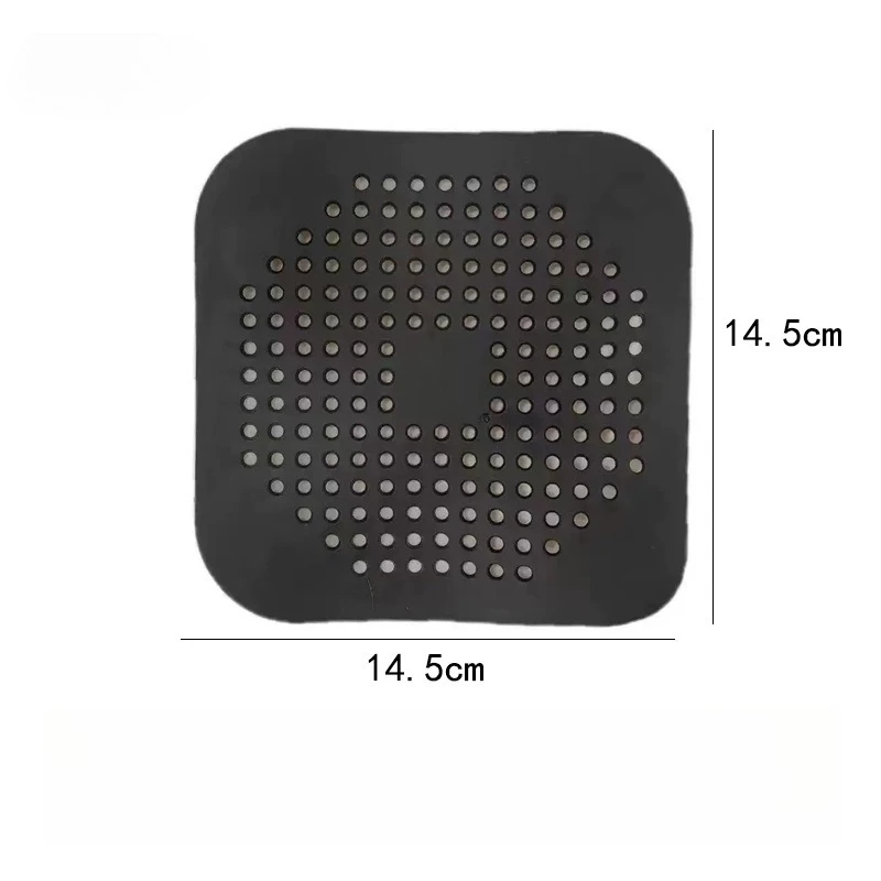 Large Silicone Drain Sticker Universal Floor Hair Mesh Filter for Kitchen Sink Bathroom Shower Anti-clog Odor-proof view 5
