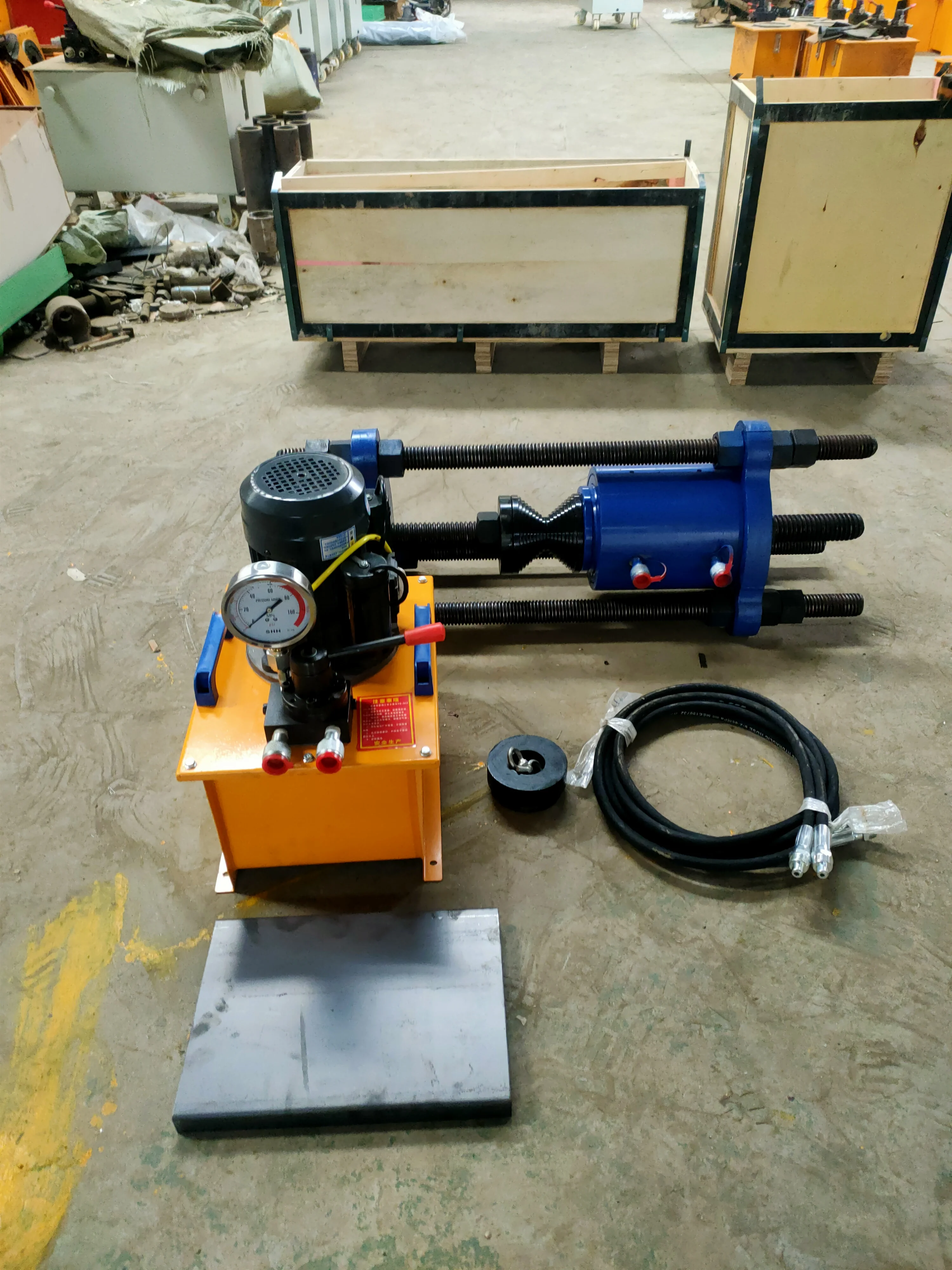 chain dismantling machine track press chain Hot sale track dismantling machine Crawler pin and bushing press machine