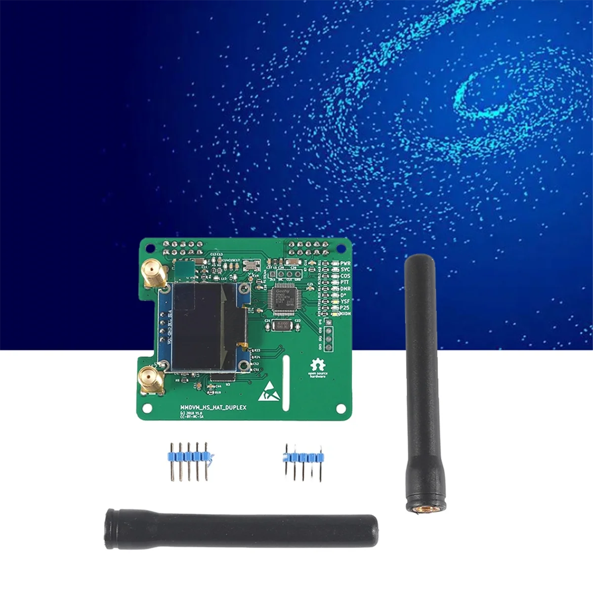 For Raspberry Pi Duplex Module Duplex MMDVM Hotspot Support P25 DMR YSF Multifunctional Convenient Practical Module