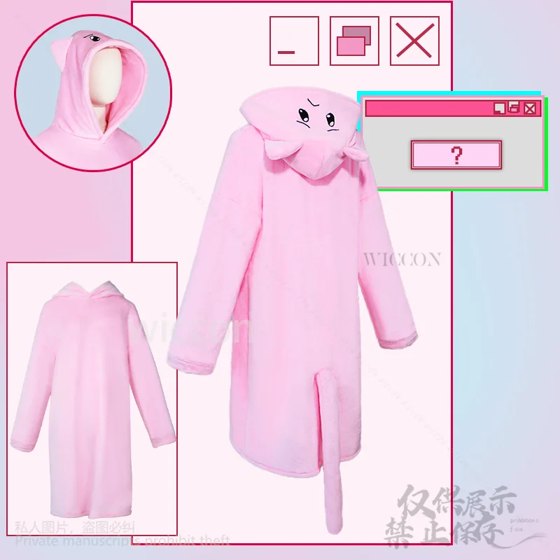 

KAngel Anime Game Needy Girl Overdose Cosplay Jirai Keicostume Kawaii Cute Animal Warm Hooded Robe Rabbit Sleepwear Pajamas