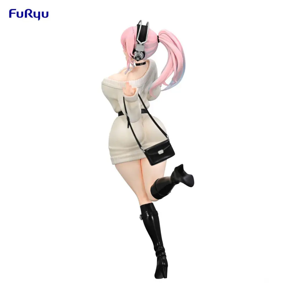 Officially Licensed Furyu Trio Try It Super Sonico Figure Anime Winter Memory Crossroad Character Model