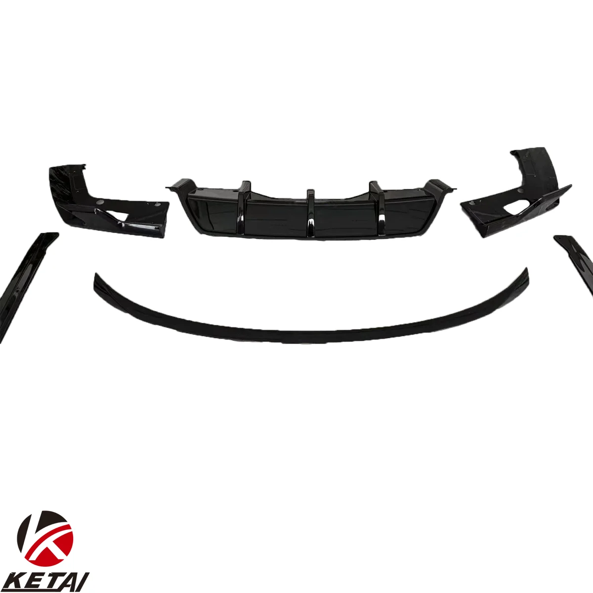 Car Bumpers Gloss Black Sport Black Samurai Front Lip Rear Diffuser Full Body Aero Kit for X6 F16