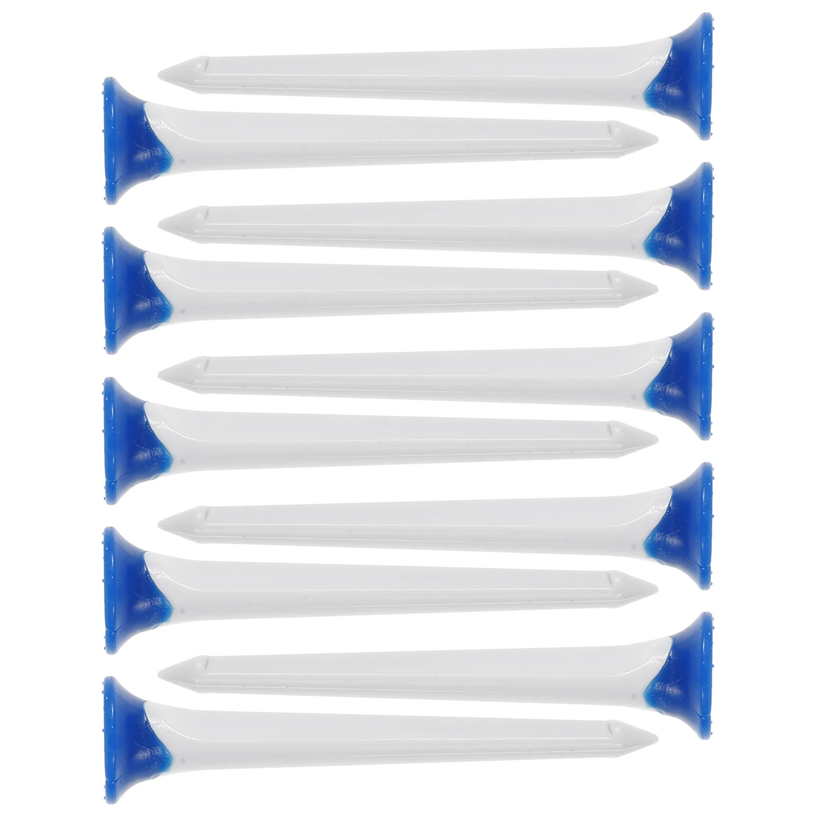 

10Pcs Strong Tpe Golf Tees Novelty Shape Easy Use Practical Training Aid Indoor Outdoor Golfing Practice Golf Tees