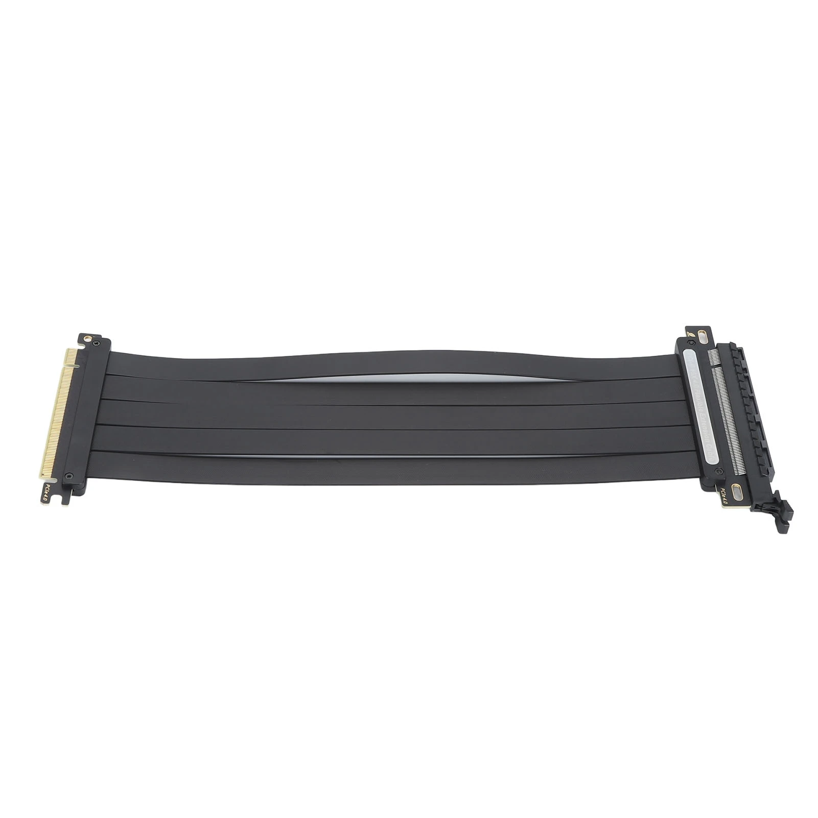 PCIe 4.0 X16 GPU Riser Cable 16X Flexible Cable High Speed Extension Port Adapter 180 Degree EMI Shielded PCIe Extension Cable 2