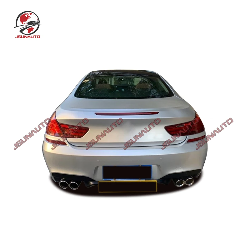 For BMW 6 Series Front Bumper Rear Bumper Side Skirts Fender M6 Style Body Kit For 640i 650i Upgared