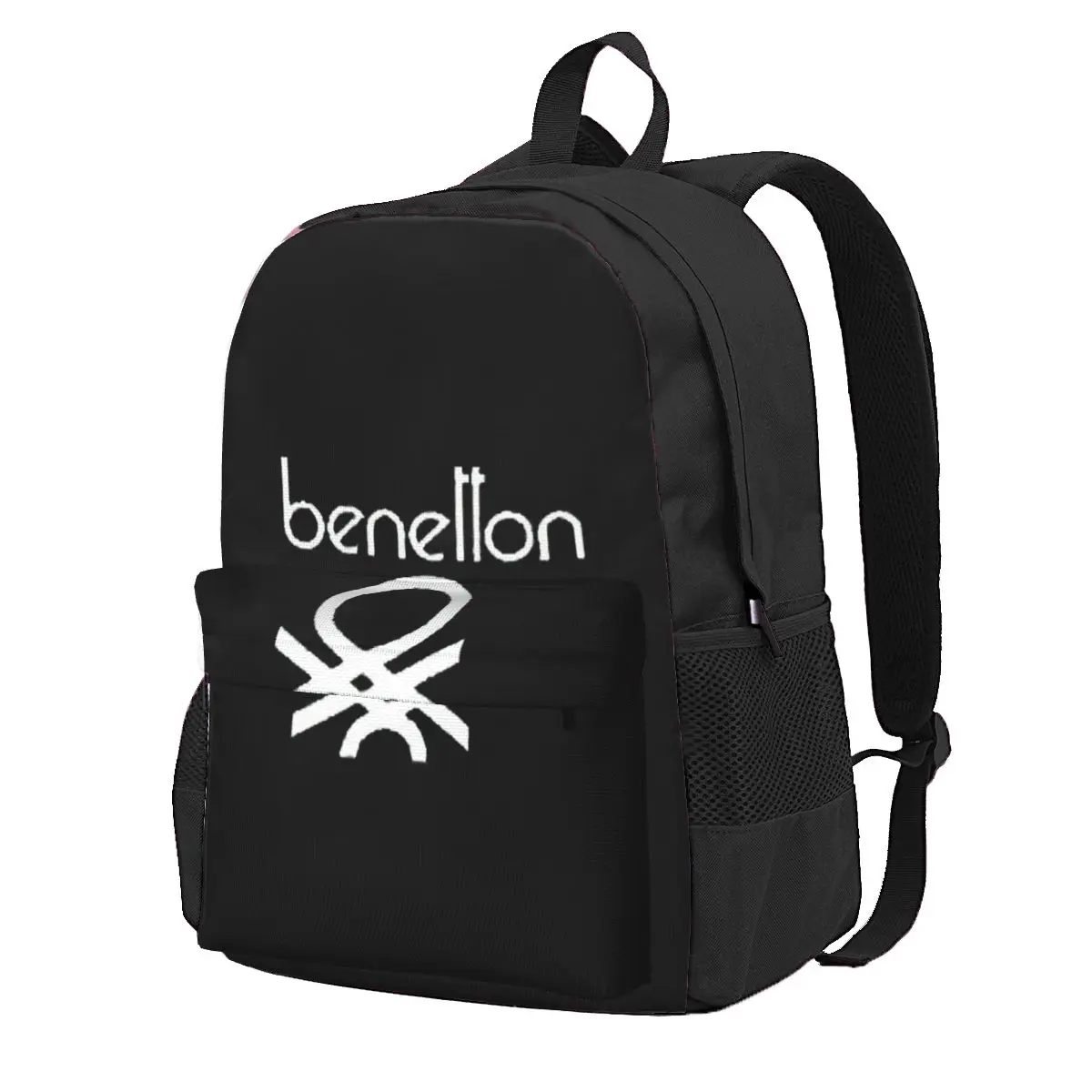 Benetton Formula Team Collection Student Backpack School Bag Hiking Travel Daypack for Men Women Fashion Bookbag Shoulder Bags