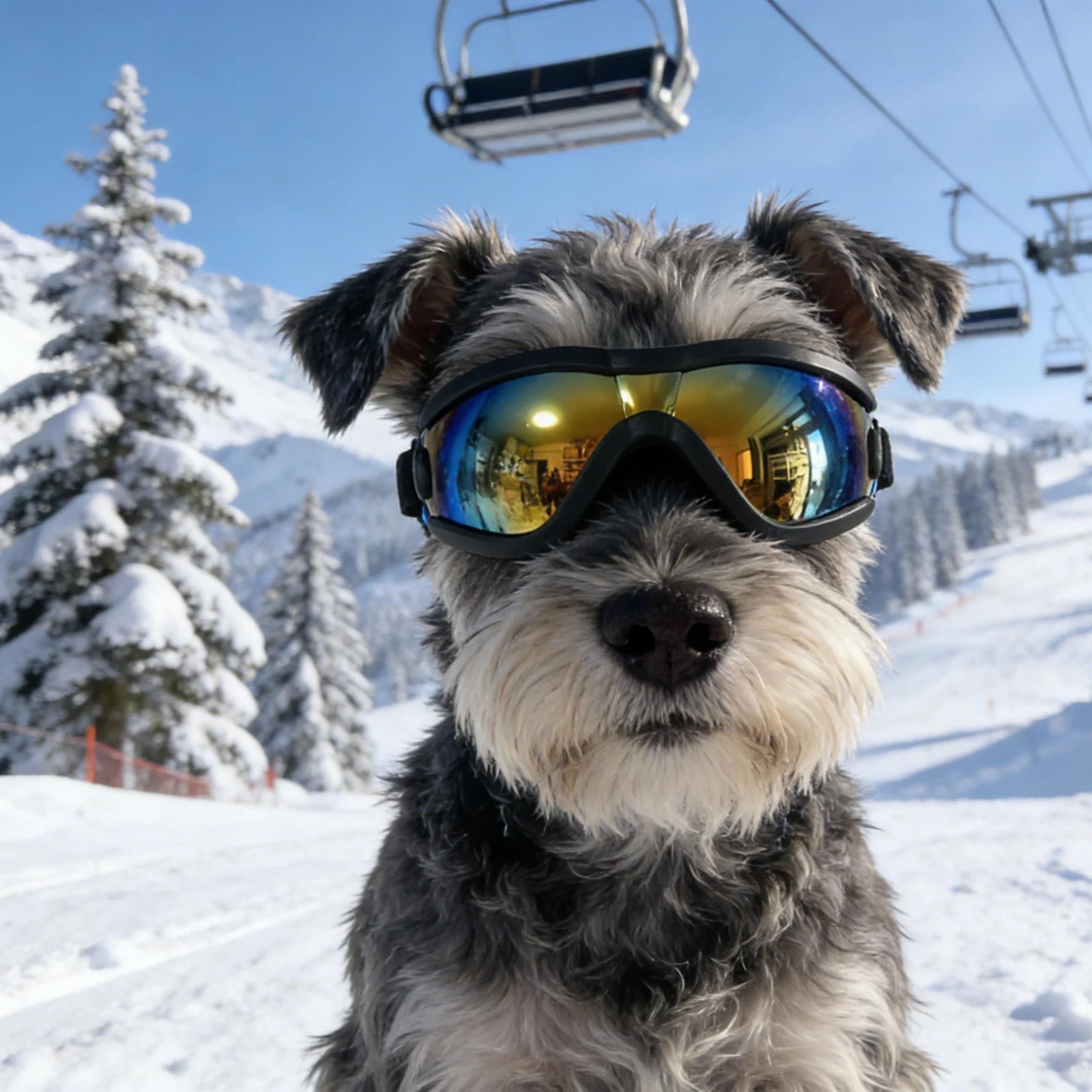 Dog Sunglasses for Small to Medium Dogs 10-22 Lbs, UV400 Protection Pet Goggles with Soft Frame, Adjustable Strap Anti-glare Eye - view 5