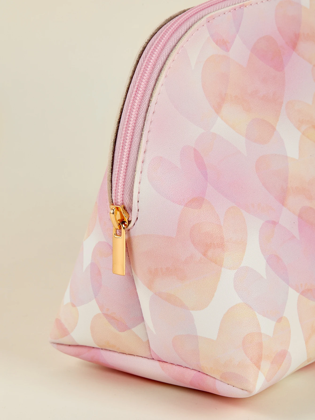 1PCS Large PU leather With Pink fantasy heart pattern Makrup bag Travel makeup Bag makeup brush bag Makeup bag organizer cosmet