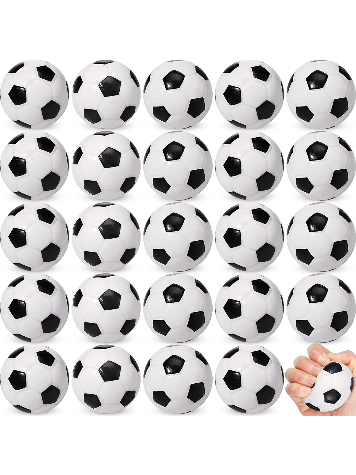 12pcs mini soccer party gift mini foam squeeze sports ball to relieve stress anxiety school classroom reward party gift