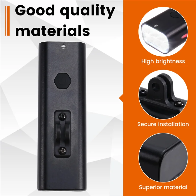 2025 New-ROCKBROS Bicycle Light Headlight Strong Light Night Riding Rechargeable Bicycle Light Mountain Road Bike Light Cycling