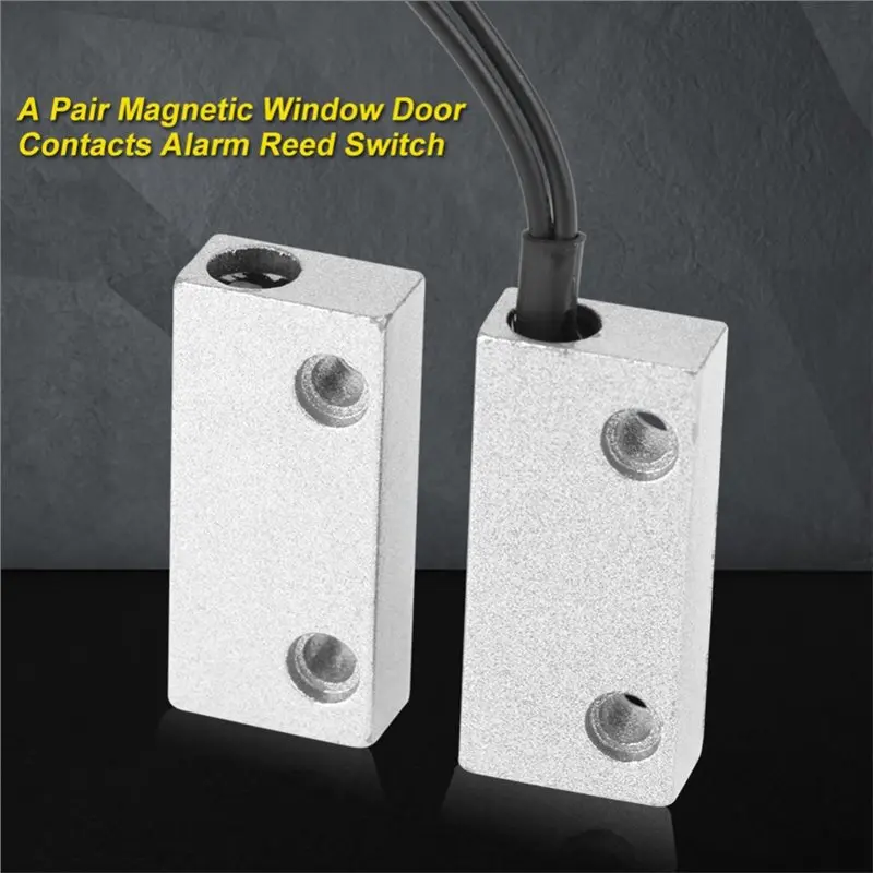 【qualidade-estAvel】sensor-de-portao-residencial-interruptor-magnetico-normalmente-fechado-para-portas-e-janelas-interruptor-de-alarme-de-seguranca-com-carcaca-metalica