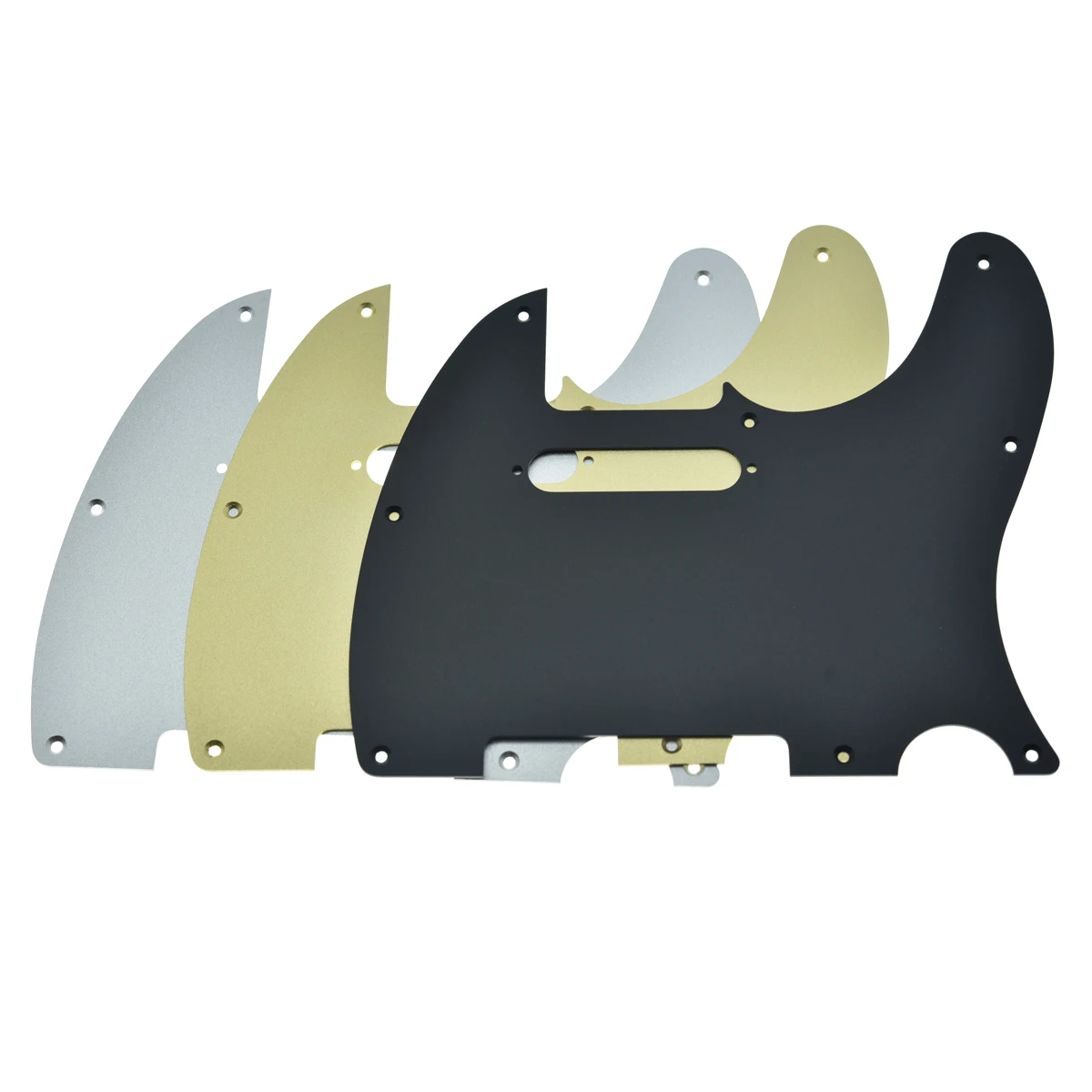 Dopro Matte Aluminum Tele Pickguard Matte Anodized TL Pick Guard Metal Scratch Plate for USA/Mexico Fender Tele/Telecaster