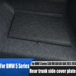 For BMW 5 Series 530i VIII G60 G61 G68 2023 2024 rear trunk partition storage storage box side cover board for car interior