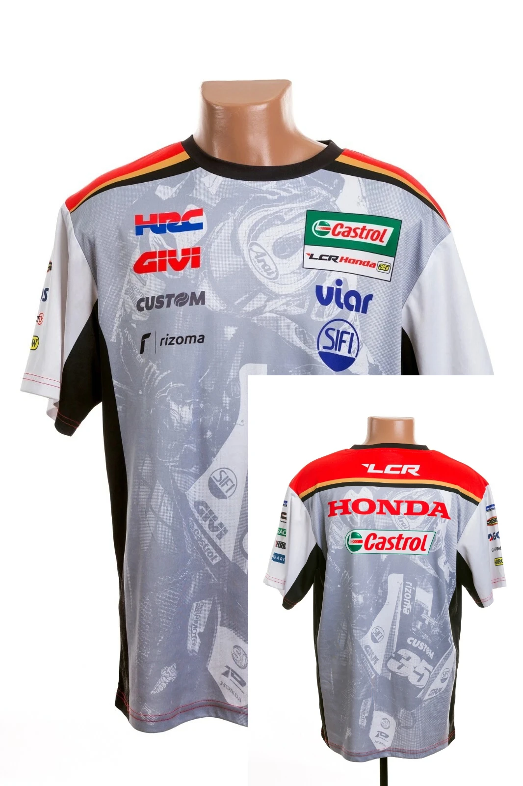 

Летняя рубашка HONDA LCR TEAM MOTO GP RACING РАЗМЕР 3D мотоциклетная быстросохнущая дышащая тренировочная футболка с тем же полным дизайном