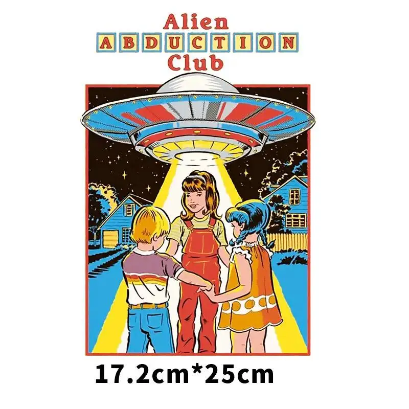 Europe Retro Custom Iron On Heat Transfer Sticker Patch DIY Patches For Children Woman T-shirt Print Clothes Stickers