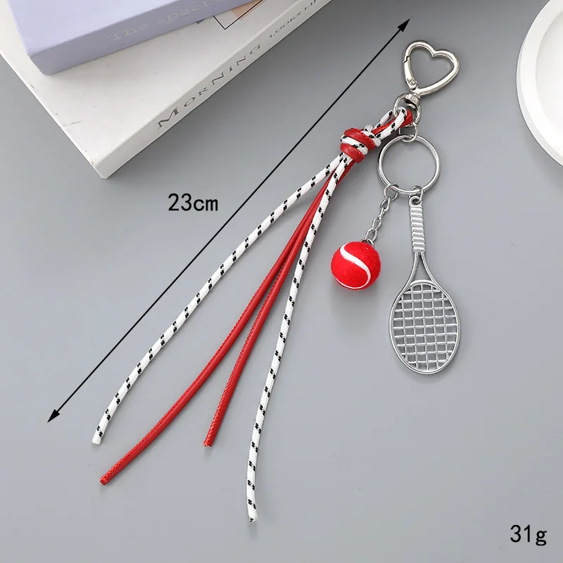 Vintage Badminton Racket Keychain Metal Sport Keyring For Women Men Car Key Holder Boy Backpack Pendant Fans Souvenir Gifts