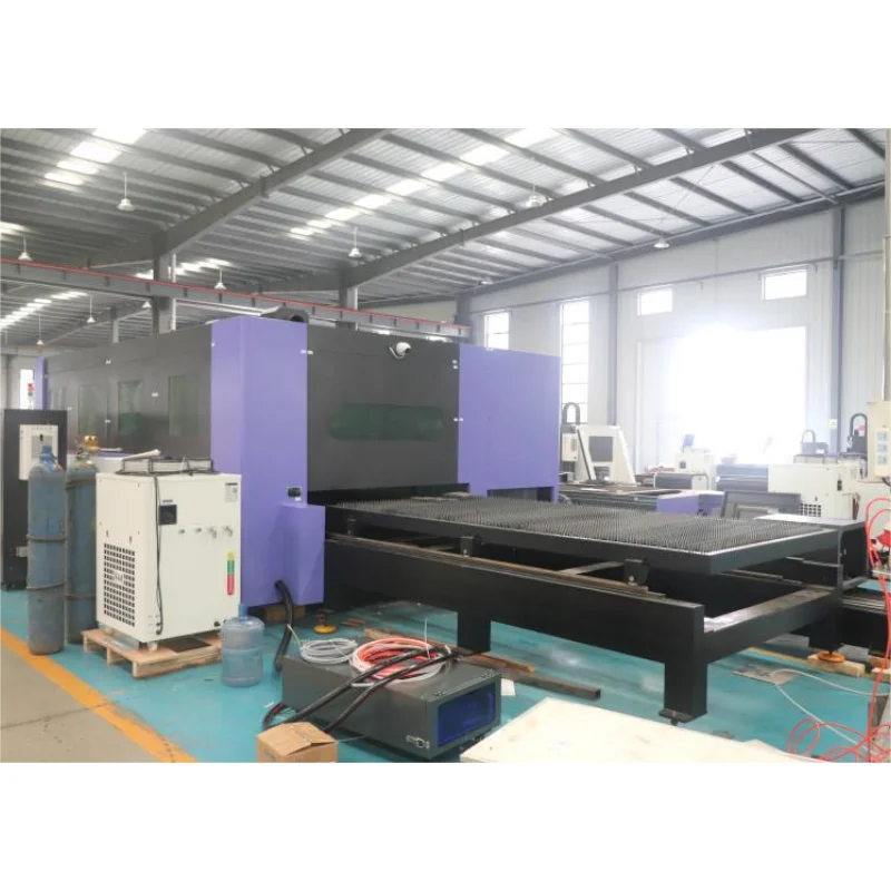 Factory Direct Fiber Laser Cutting Machine 1kw 3000watt Stainless Carbon Steel Cutting Easy Loading with Second Table