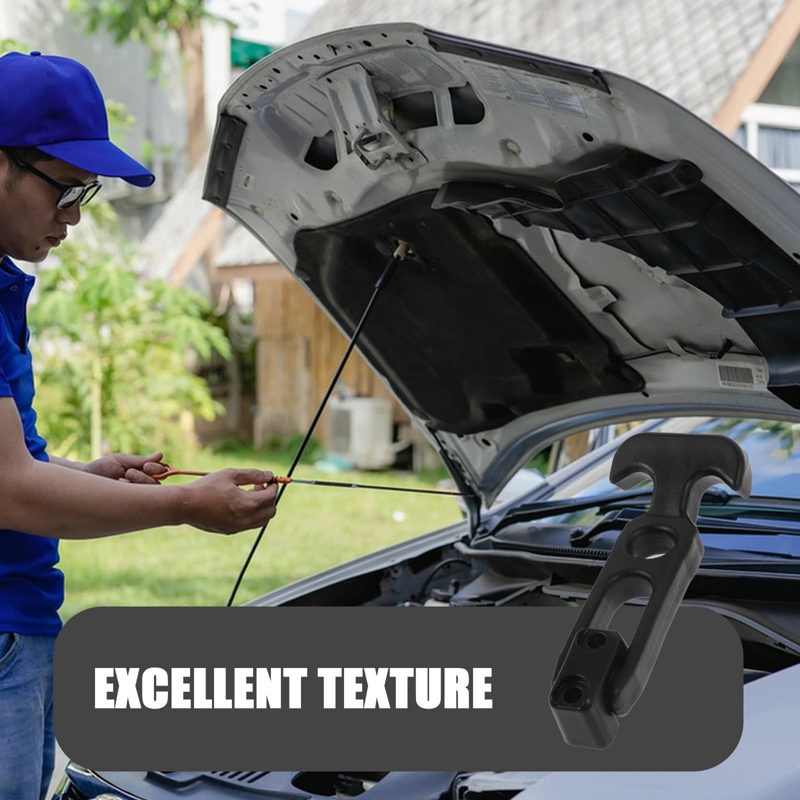 

2Pcs Elastic Rubber T-Handle Latches Heavy Duty Flexible Toolbox Hasp for Car Hood Cabinet Boat Hatch Tool Box Lock