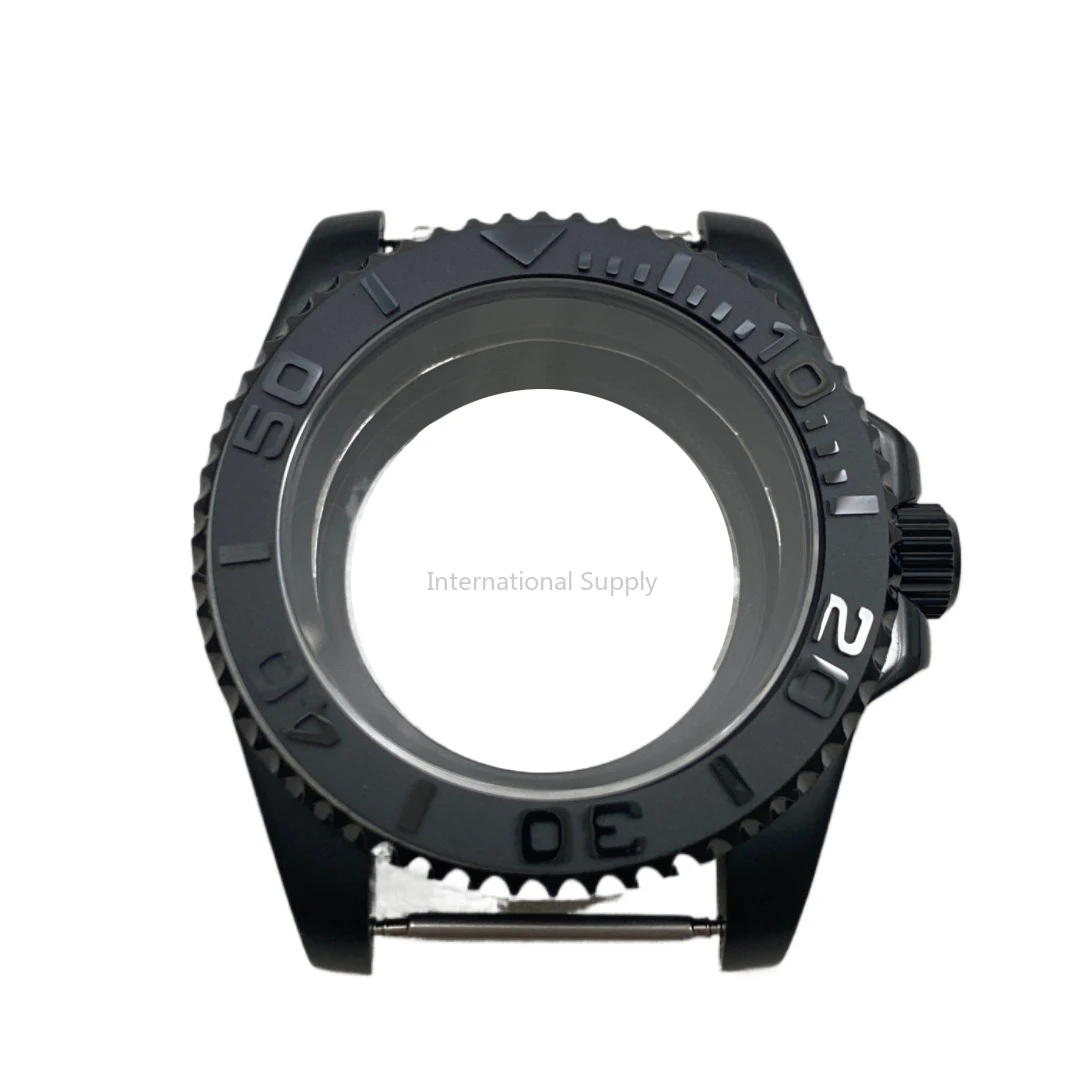 NH35 40MM SUB GMT Black Blue Ceramic Insert Watch Case Fit NH34 NH35 NH36 NH38 ETA 2824 PT5000 Movement Watch Stainless Steel