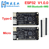 5pcs ESP32 Lite V1.0.0 Wifi Bluetooth Development Board ESP32 ESP-32 REV1 CH340G MicroPython 4MB Micro/TYPE-C USB For Arduino