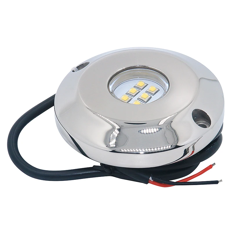 Quick Shipping High End 10-30VDC 60W Single Color Seawater Dock Ocean Submersible Marine Accessories Underwater LED Boat Lights