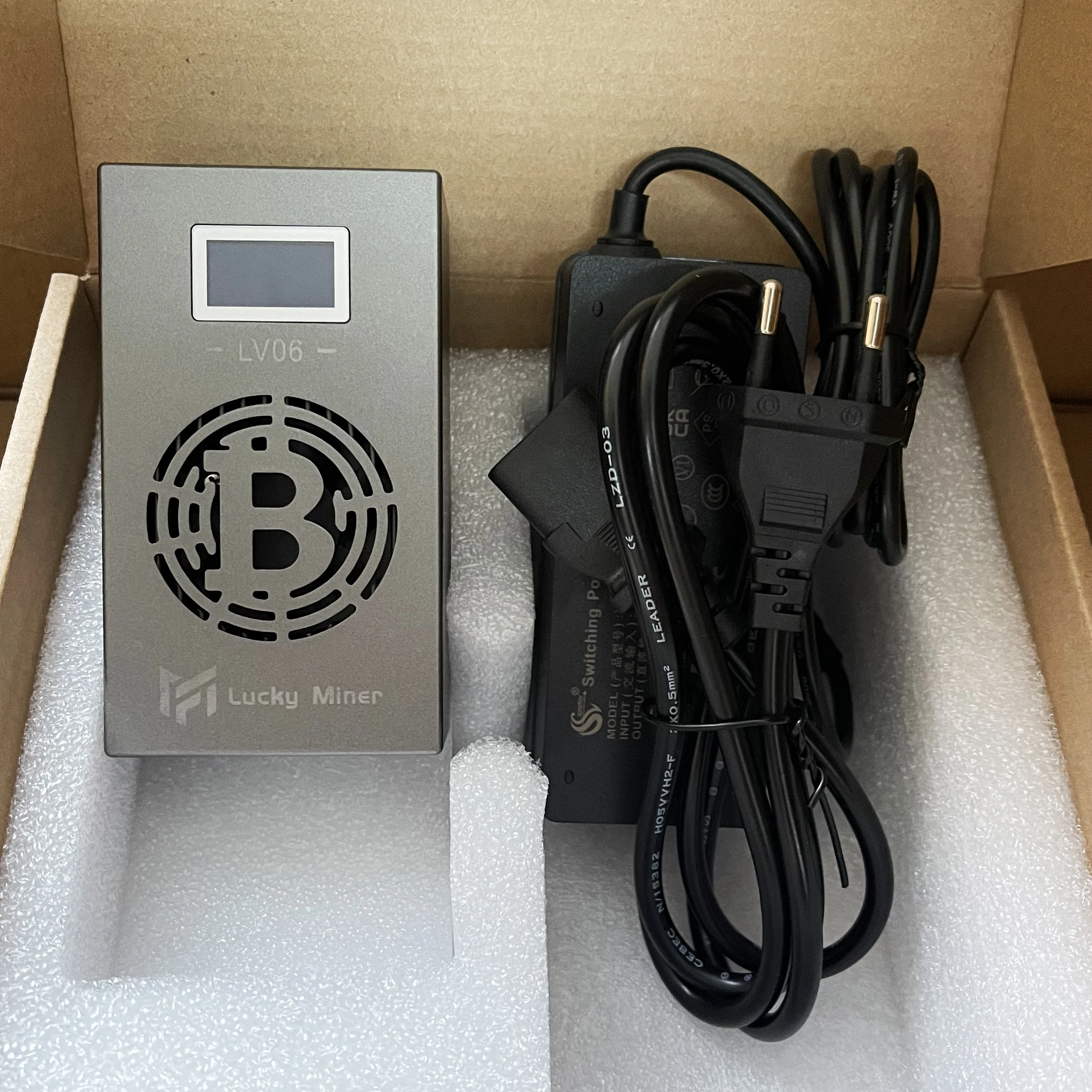 Imagem -06 - Cadeia de Blocos Lucky Miner Btc Bch Bsv Dgb Wifi Btc Crypto Miner Lucky Miner v6 500gh s