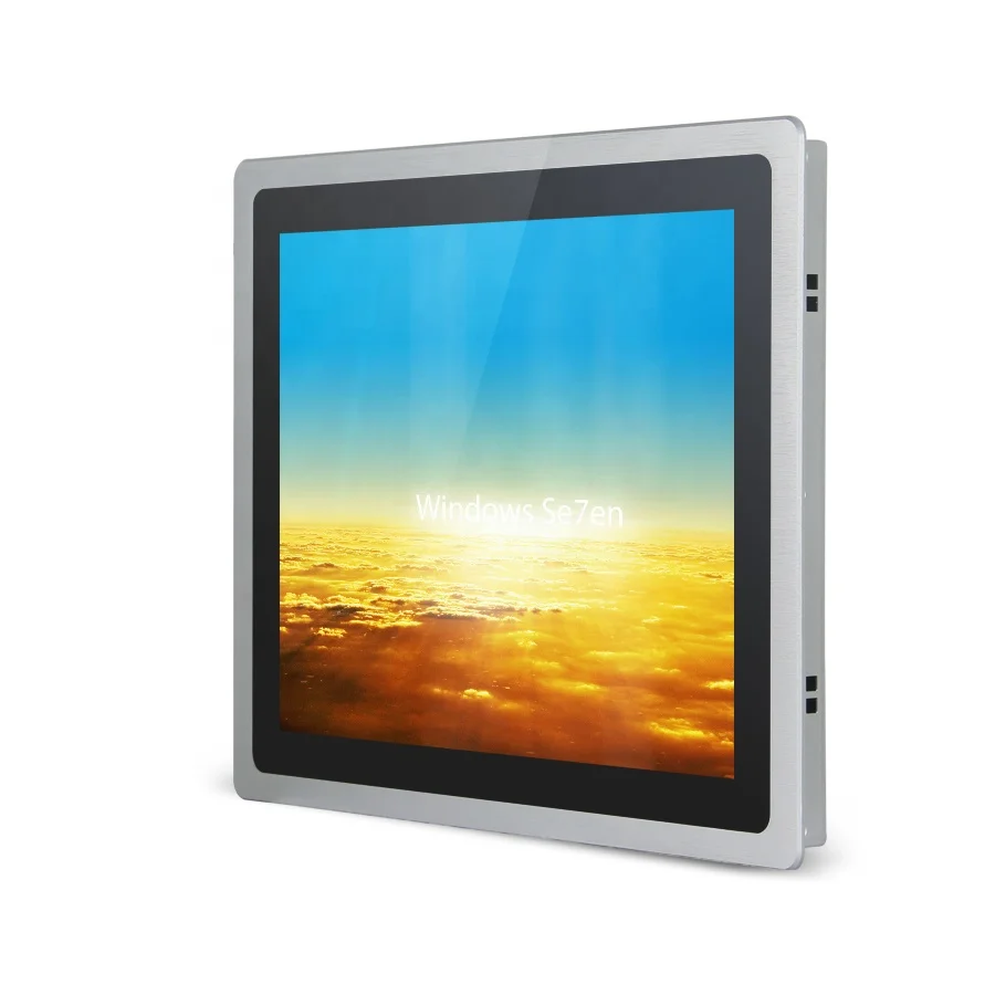 3mm Thin Bezel Front Panel 17 Inch USB Powered Touch Screen  Embedded Industrial