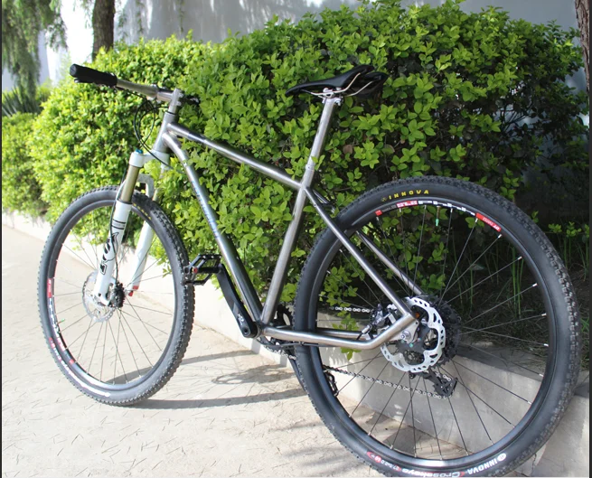 

Ti Pure Quality 14'' 16 '' 18 '' 20 '' MTB Titanium Bike Frame Bicycle Made in China