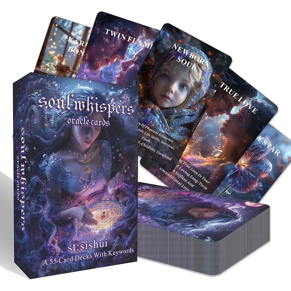 

Soul Whisper Oracle Cards, Tarot Cards for Beginners, Explore The Secrets Deep in Your Heart, Soul's Message