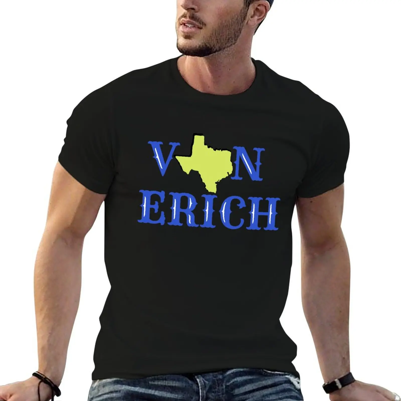 

Von Erich family T-Shirt cotton t shirts man 100% man t shirt luxury T-Shirt