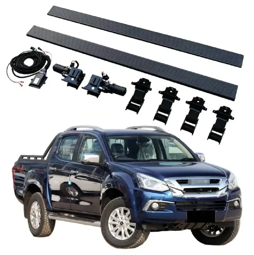 

FTAPACCE 2PCS Deployable Running Boards Fit for Isuzu D-MAX 2018-2023 Electric Side Steps Nerf Bars