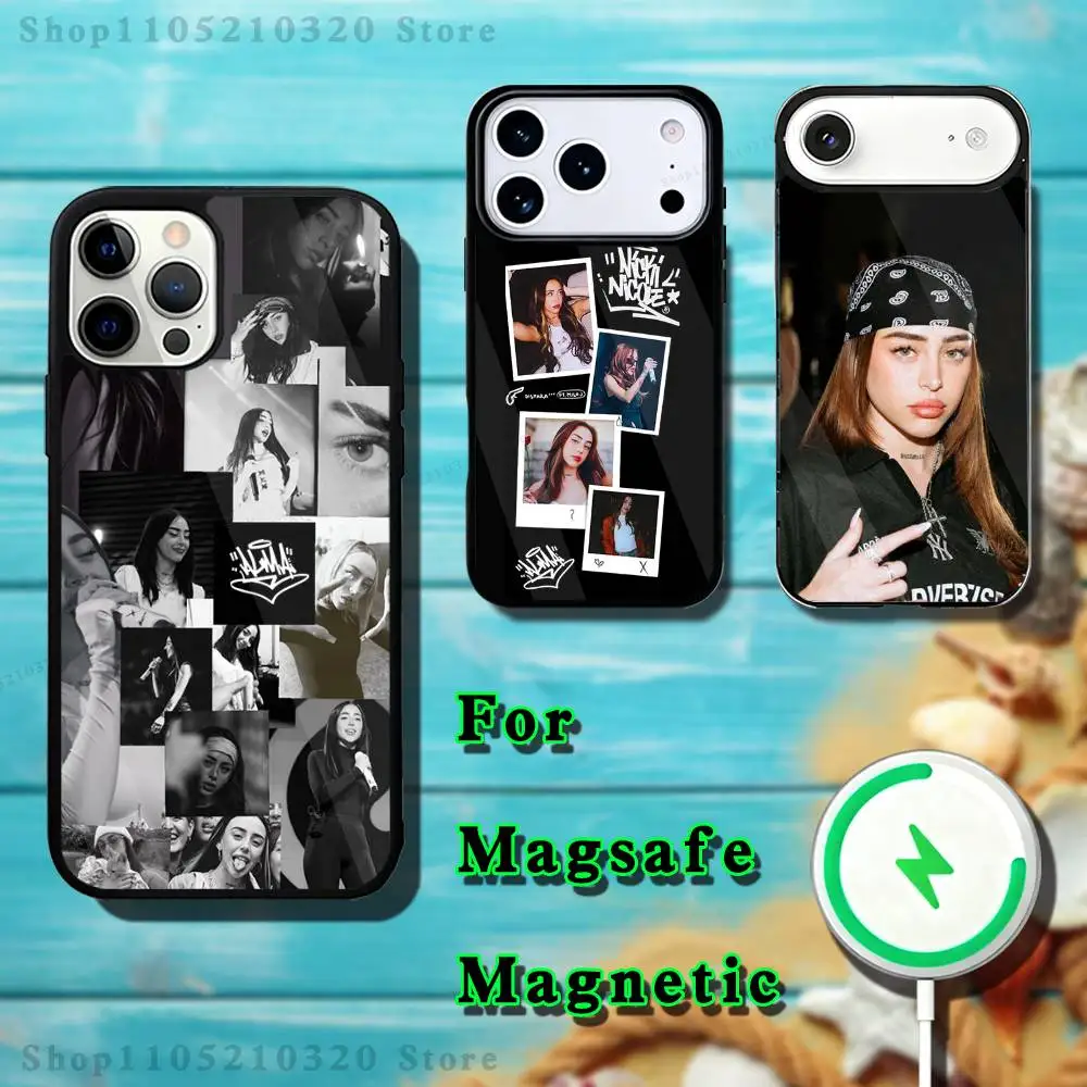 

Singer Nicki N-Nicole Phone Case For iPhone 17,16,15,14,13,12,11,Pro,Max,Plus,Mini,SE4,E Magnetic Magsafe Wireless Charging