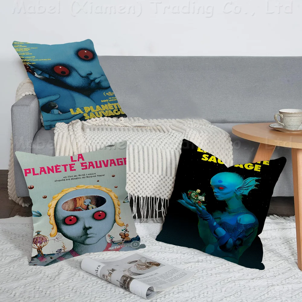 La Planete Sauvage Cushion Cover Pillow Cover Decor Pillowcase Printed Cushion Case For Couch