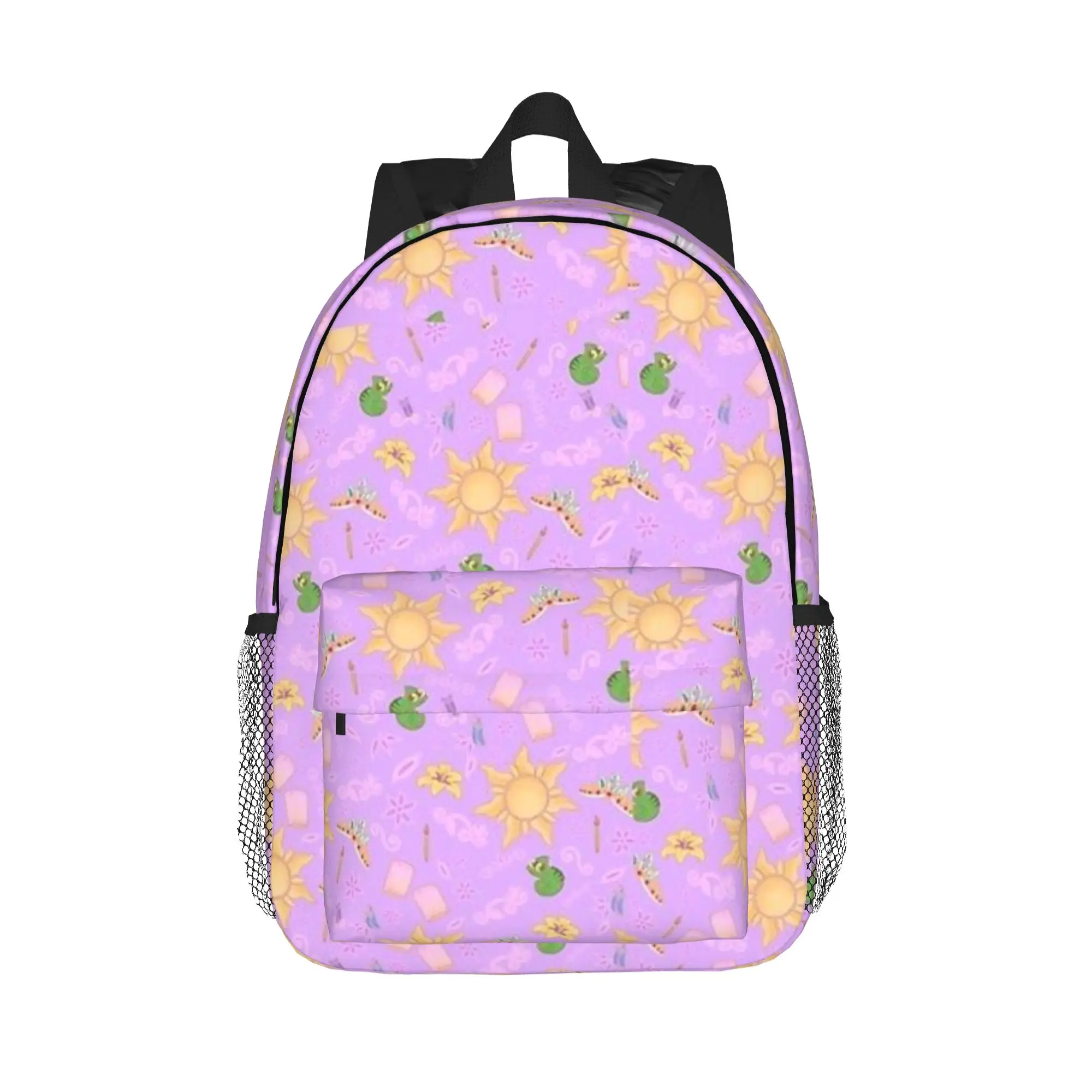 Rapunzel Pattern Backpack Hot Sale Daypack Large Capacity Boys Girls BookBag Shoulder Bags for Men Women School Bag