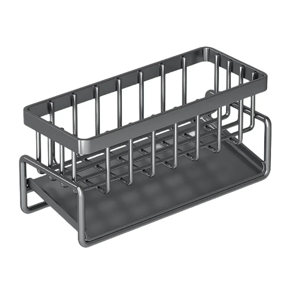 

Kitchen Sink Drain Rack Organizer Stainless Steel Sink Shelf Soap Sponge Holder Dishcloth Towel Rack Filter Basket Accessories