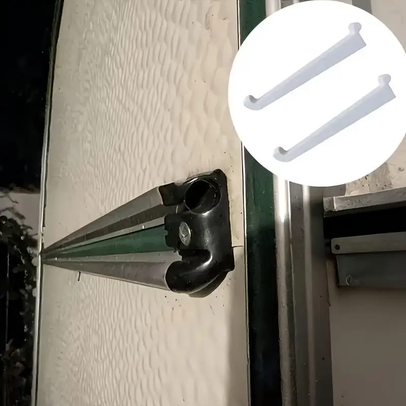 

2/4pcs RV Awning Track Hooks, RV Rail Hooks, Outdoor Hanging Additions, No Drill, Perfect For Camper Camping Hanging Lanterns