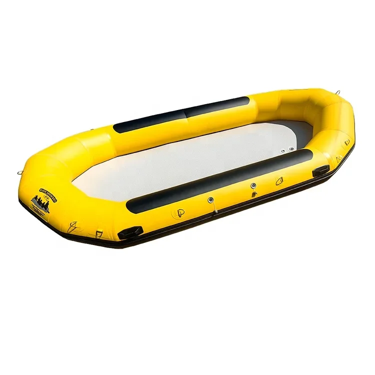 Peru Whitewater 1.8mm PVC Bottom River Raft 4m Rigid Fishing & Rescue Boat for Sale