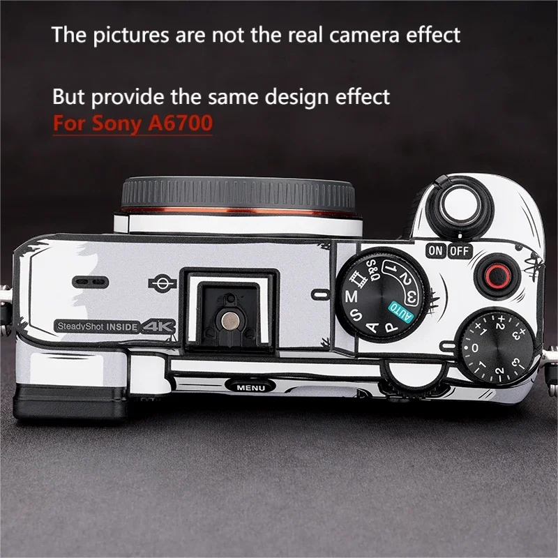 Stylized Decal Skin For Sony A6700 Alpha 6700 Camera Sticker Vinyl Wrap Film Protector Coat ILCE-670