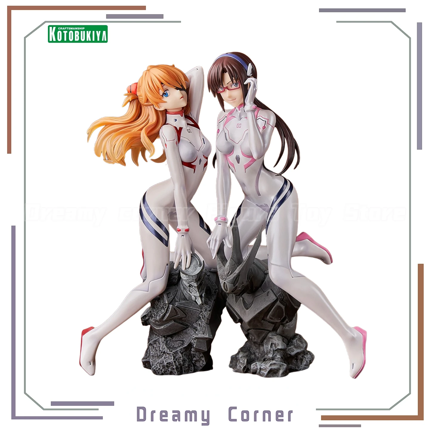 

【In Stock】Kotobukiya EVA FINAL Soryu Asuka Langrey Makinami Mari Illustrious Battle Suit Ver 1/6 Scale Figure Model Gift