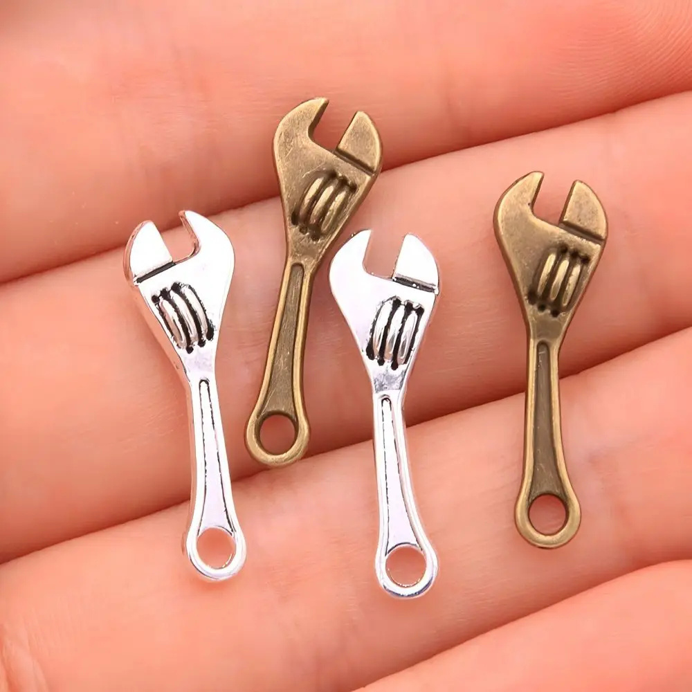 20PCS 7 * 24mm DIY alloy jewelry wrench pendant