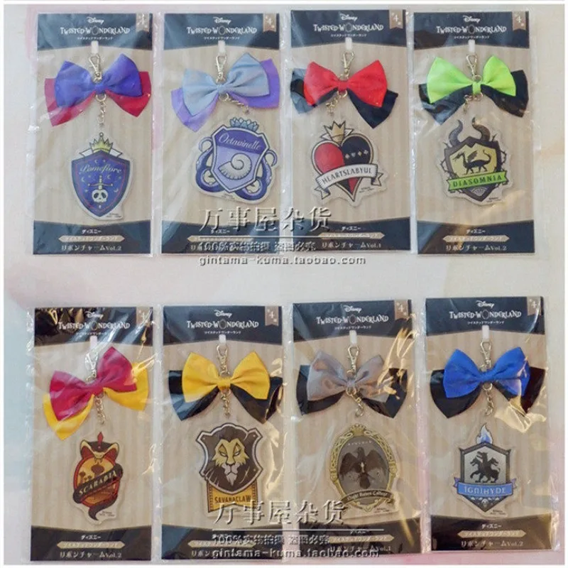 

Disney Twisted-Wonderland Acrylic Keychain Riddle Rosehearts Malleus Draconia Game Related Products Cute Creativity Bag Ornament